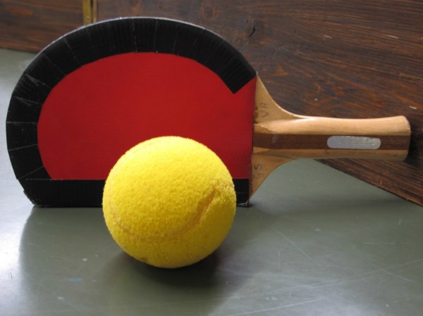 Lars Wildenborg en Saskia Meijer coördinatoren Schuiftafeltennis