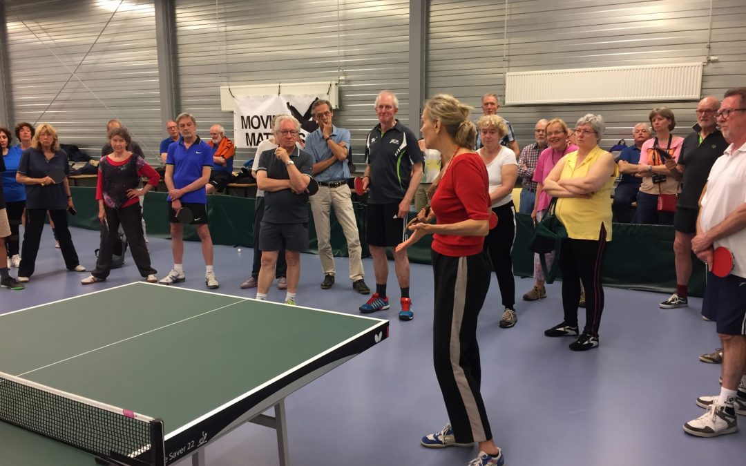 Tafeltennisvereniging Vries groeit met 100% door OldStars tafeltennis!