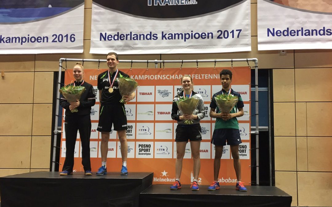 Rajko Gommers en Kim Vermaas pakken 5e mixed titel op NK