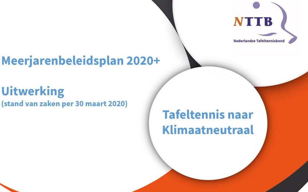Klimaatbeleid Tafeltennisbond