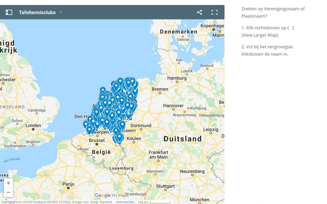 Zoek een Club-functie terug op de site