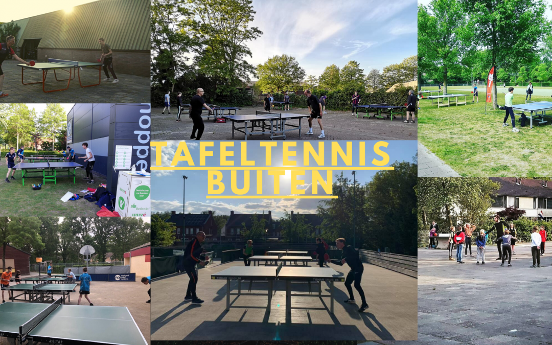 Clubs Tafeltennissen in de buitenlucht
