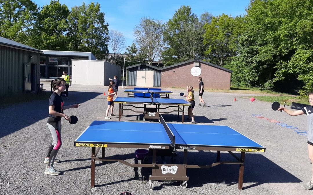 Binnensport geduld, tafeltennis alleen bij uitzondering