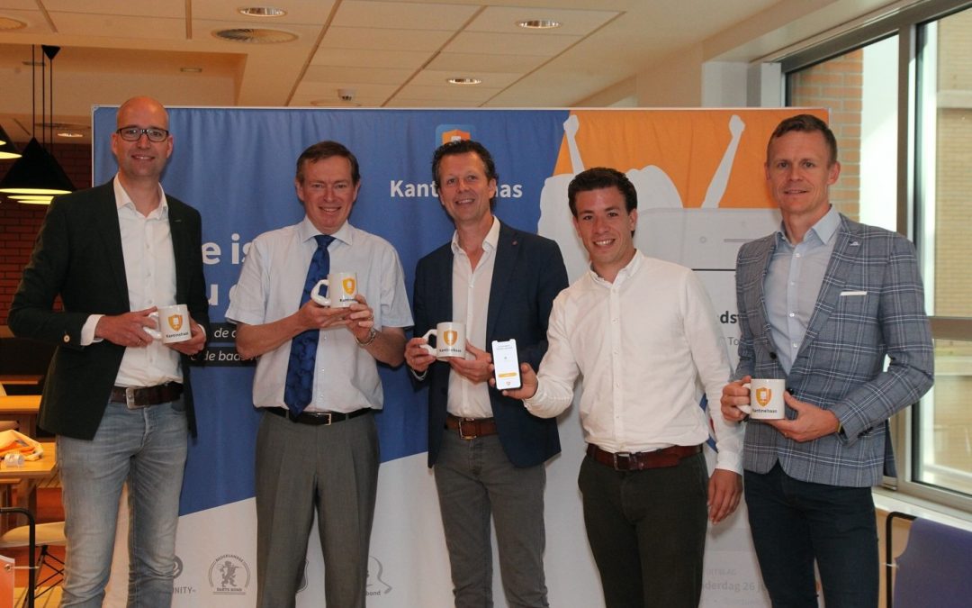 Kantinebaas app genomineerd voor Nederlandse Loterij in Beweging Prijs