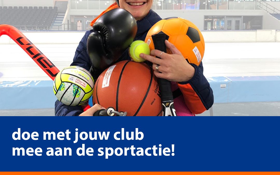 Doe na de zomer met jouw club mee aan de sportactie!