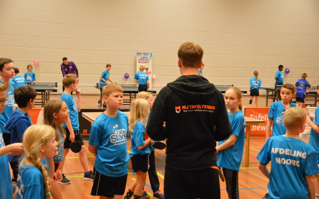 Nog maar 1 Table Stars clinic van MJ Tafeltennis beschikbaar!