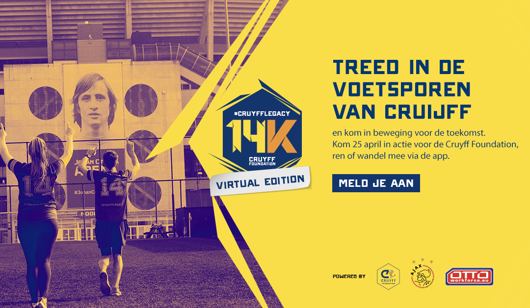 Kom in beweging tijdens de Cruyff Legacy 14K!