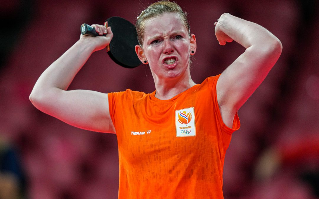 Para-Tafeltennis talentdag met olympiër Britt Eerland