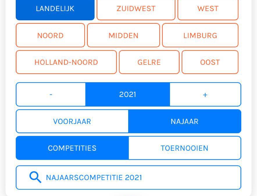 Toekomst Wedstrijdsport: landelijke competitie