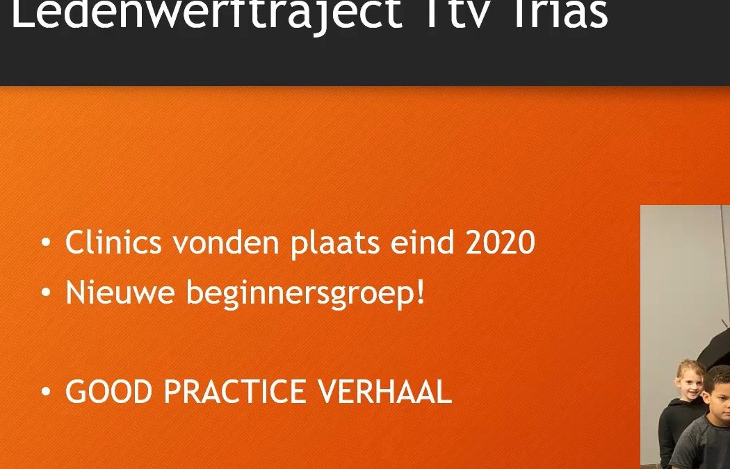 Webinar gepubliceerd: TTV Trias & MJ – een succesvol ledenwerftraject tijdens Corona