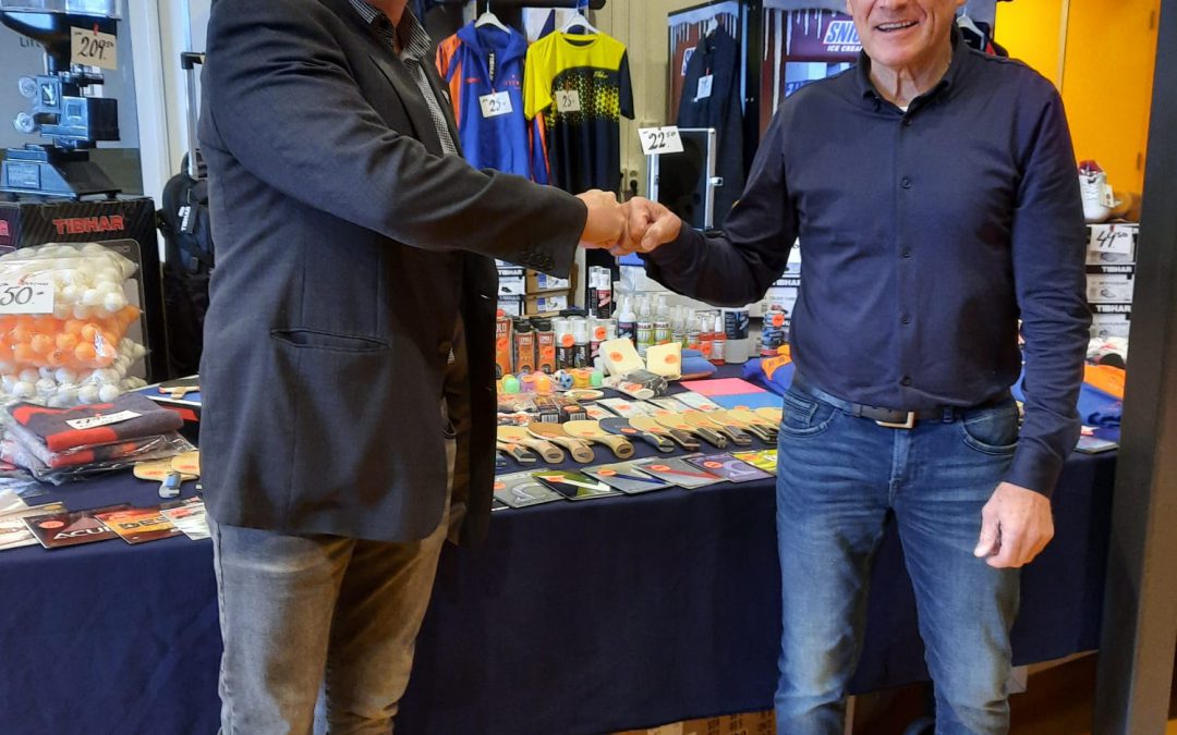 Posno-Sport nieuwe materiaalsponsor Nederlandse Tafeltennisbond