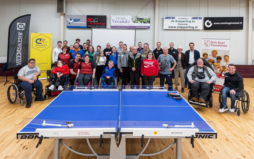 Succesvolle officiële Kick-Off Schuiftafeltennis