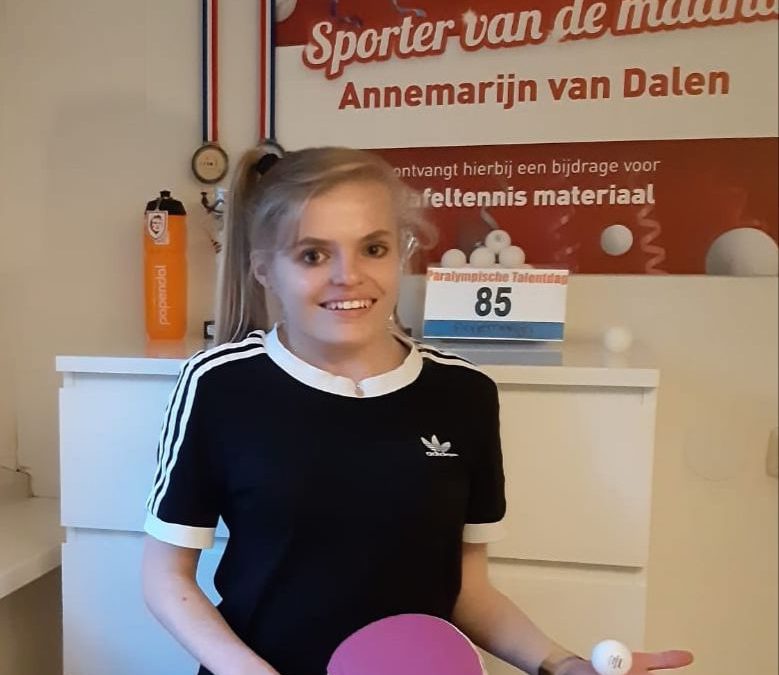 Annemarijn van Dalen versterkt commissie Para-Tafeltennis