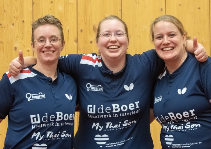 Update landelijke damescompetitie