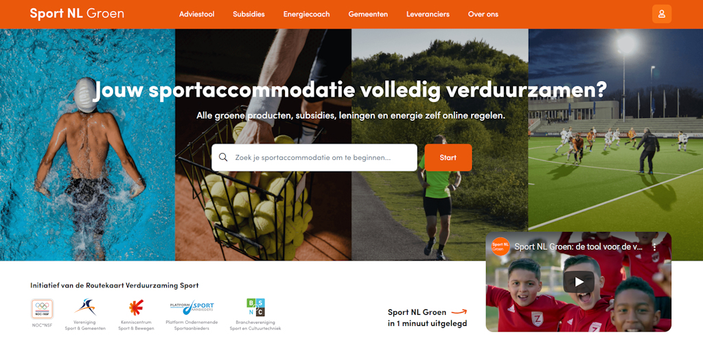 Lagere energierekening accommodaties via Sport NL Groen