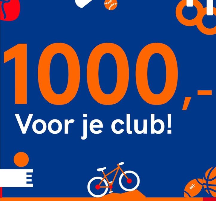 Overdonderend succes 1000 euro-actie