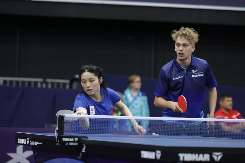Britt Eerland naar beste 32 mixed dubbel