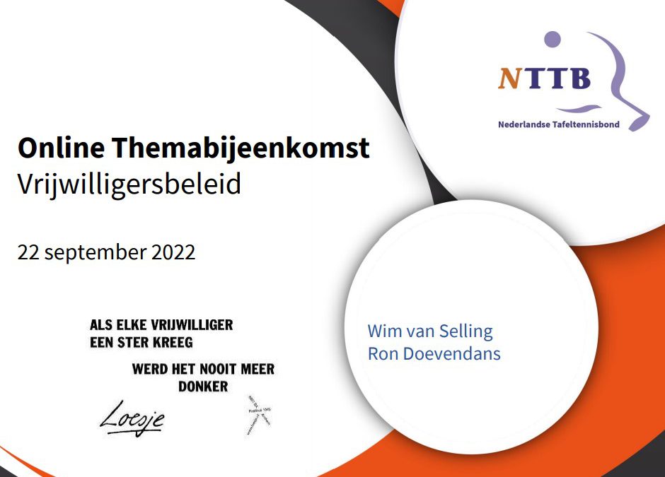 Minder vrijwilligers in de sport?