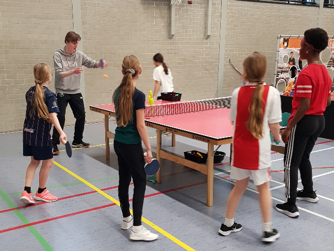 Clinics MJ Tafeltennis zijn een feestje!