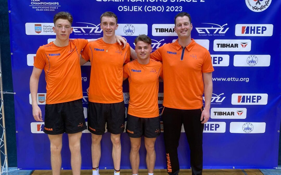 Heren naar eindronde EK Teams