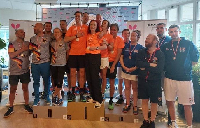 Goud, zilver en Brons WK Racketlon teams en singles