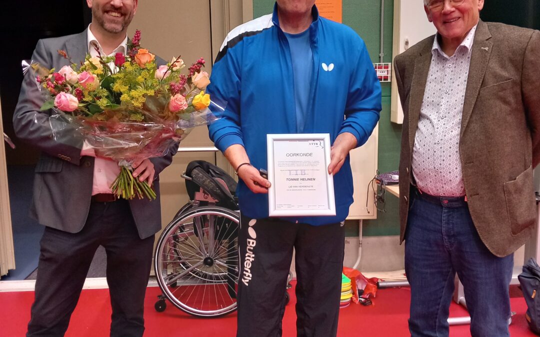 Tonnie Heijnen benoemd tot Lid van Verdienste