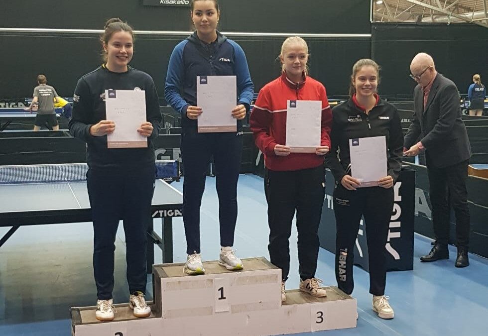 Dubbel zilver en brons bij Finland Open