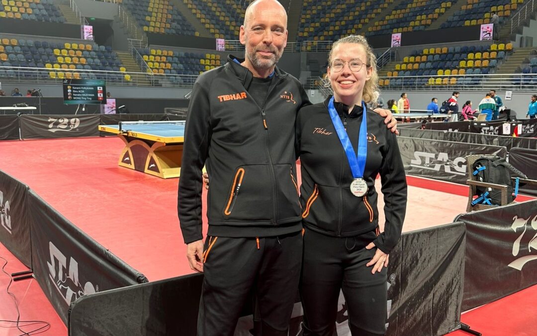 Frederique van Hoof pakt zilver in Egypte