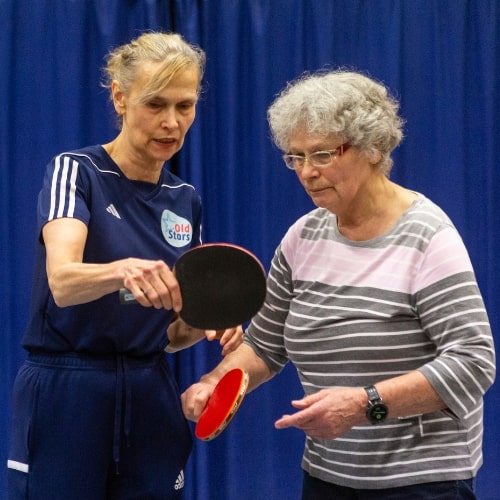 Kom als OldStars tafeltennistrainer naar de Intervisiedag