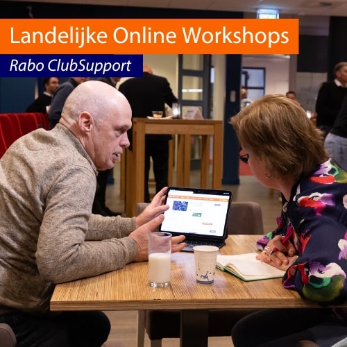 Uitnodiging online workshops Rabo ClubSupport
