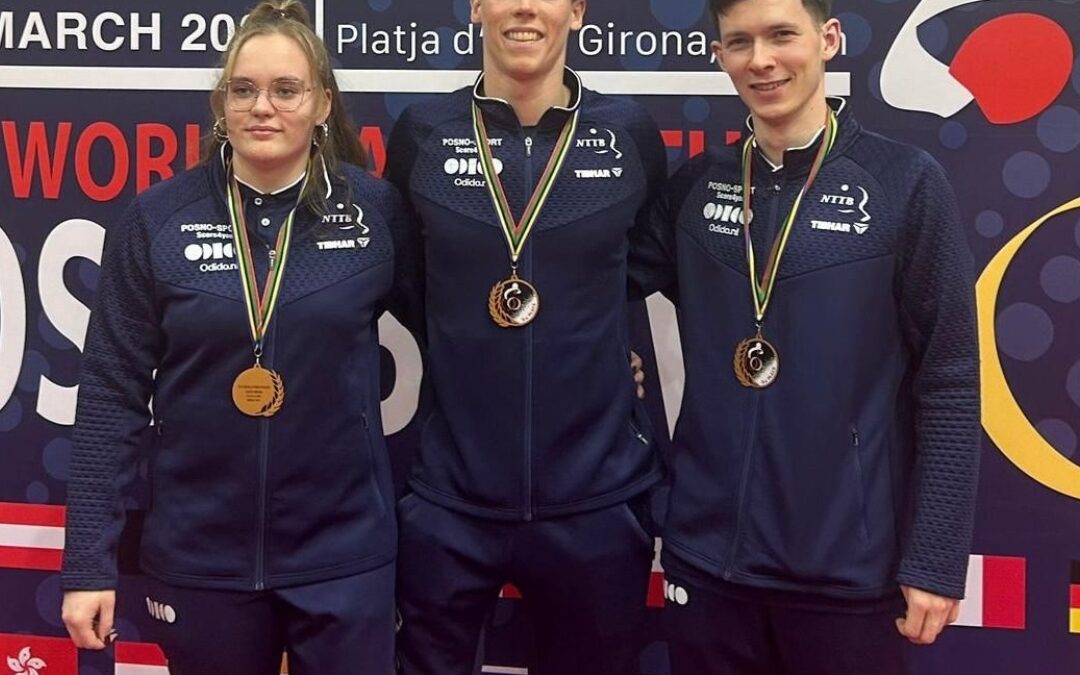 Paratafeltennissers schitteren met goud en brons in Spanje