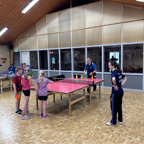 TTV Gispen organiseert tafeltennisclinics met TeamNL-topper