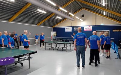OldStars tafeltennis schittert tijdens Nationale Beweegweek