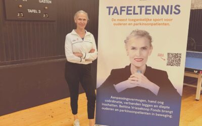Tafeltennislegende Bettine Vriesekoop zet sport in tegen eenzaamheid en Parkinson