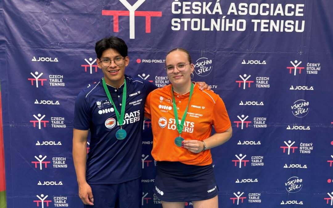 Anniek en Israel zilver bij World Para Future Ostrava