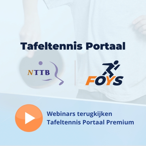 Webinars Tafeltennis Portaal Premium terugkijken