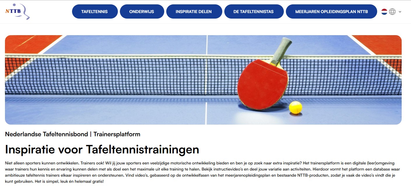 Tafeltennisinspiratie