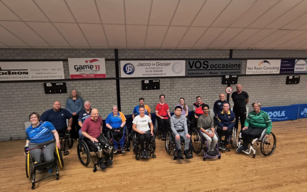 Geslaagde NTTB rolstoeltraining in Veenendaal
